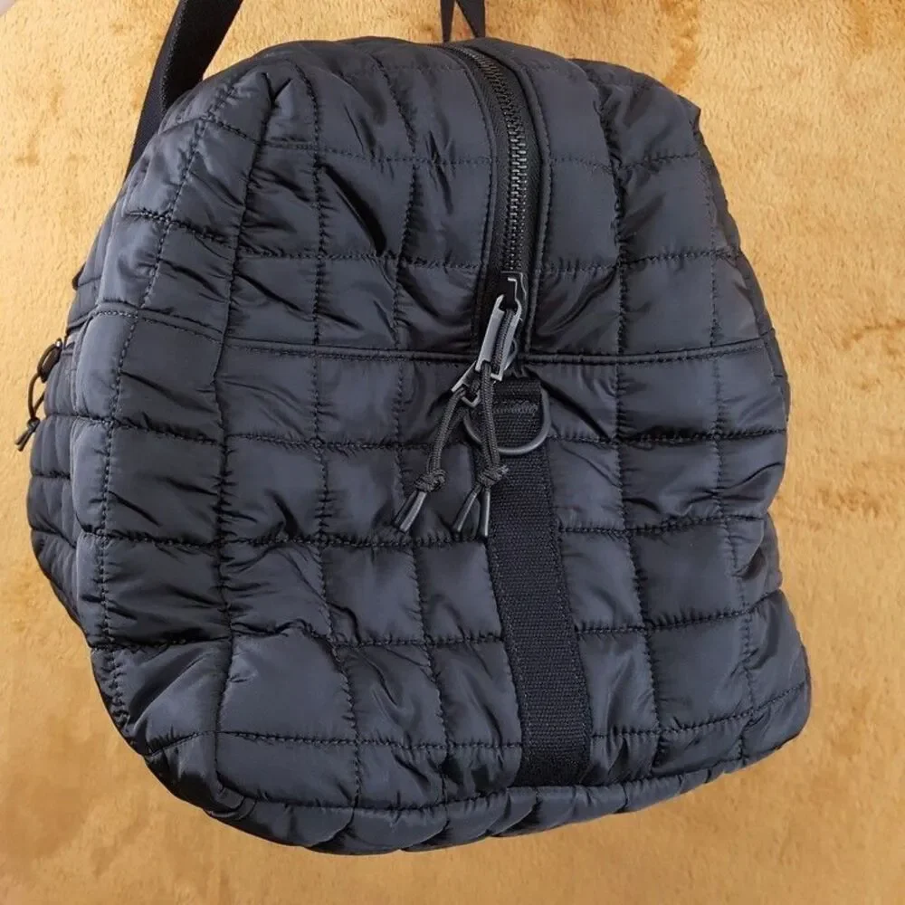 SAINT LAUREN Mens Black Nuxx Quilted Duffle Bag Shoulder Strap $2490